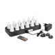 KIT DE 12 LED BLANC CHAUD AVEC CHARGEUR DUNI