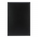 WOODY ARDOISE BOIS FINITION NOIR LAQUE 40X60CM SECURIT