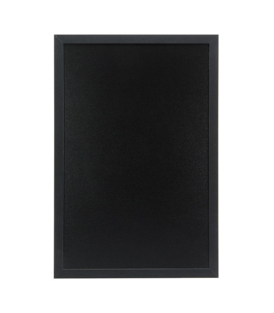 WOODY ARDOISE BOIS FINITION NOIR LAQUE 40X60CM SECURIT dans SIGNALISATION