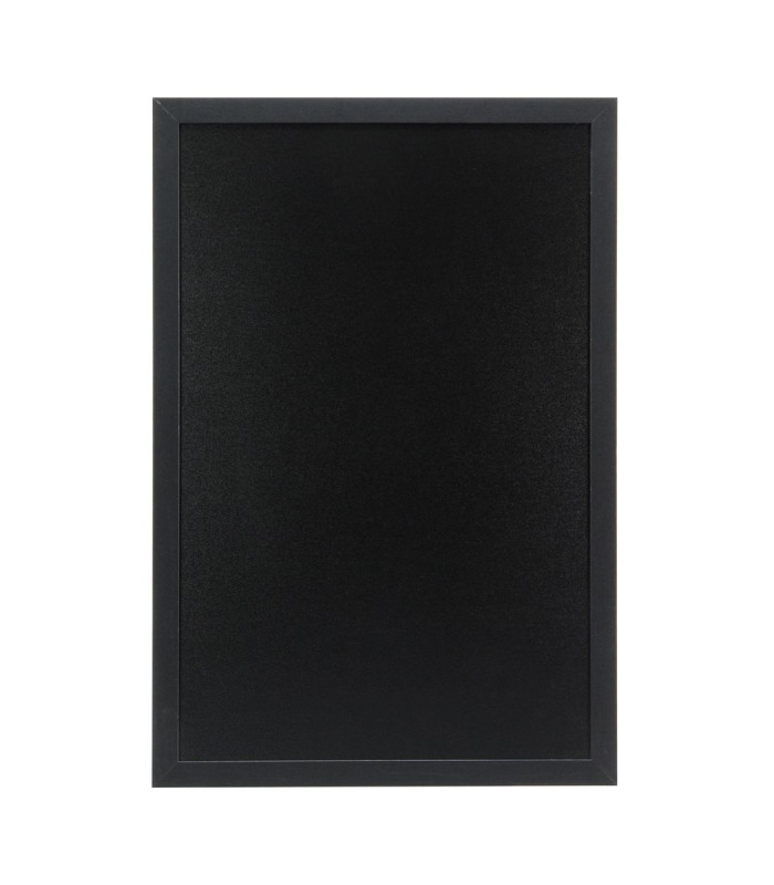 WOODY ARDOISE BOIS FINITION NOIR LAQUE 40X60CM SECURIT dans SIGNALISATION