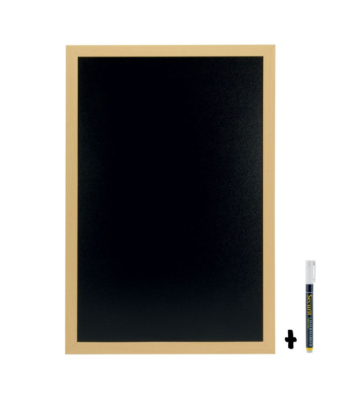 WOODY ARDOISE FINITION TECK LAQUE FINITION TECK LAQUE 40X60CM SECURIT dans SIGNALISATION