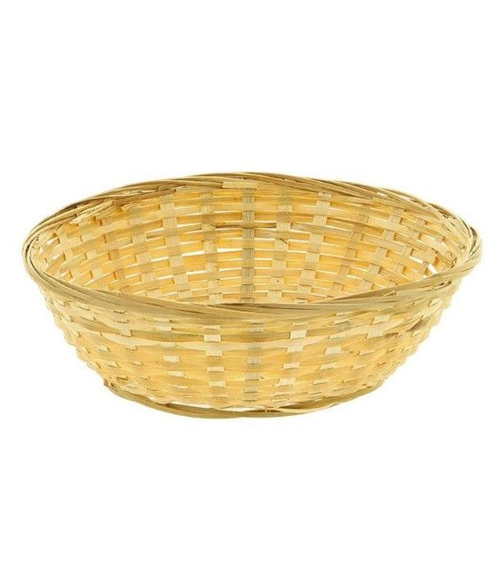 CORBEILLE A PAIN BAMBOUR TRESSE Ø23CM 6 PIECES dans PRESENTATION