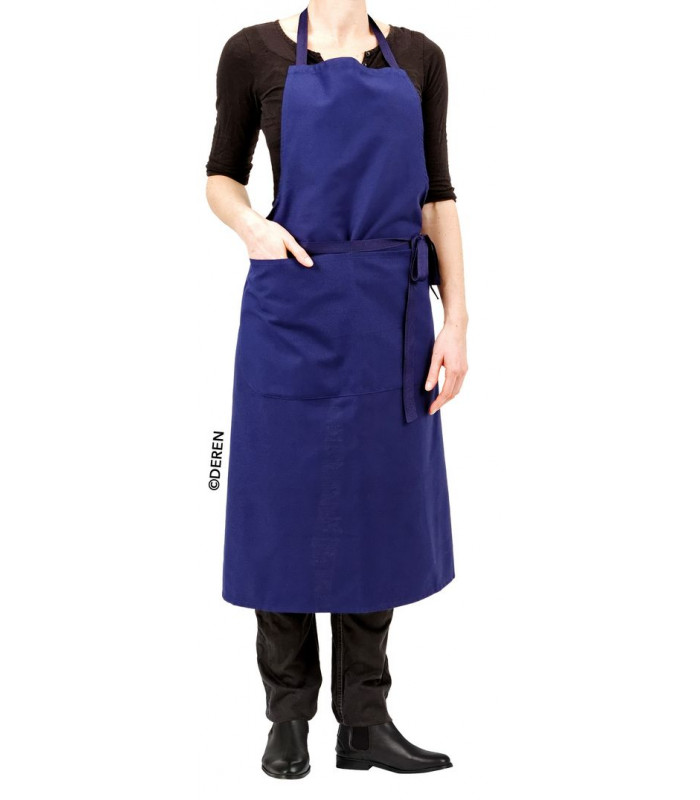 TABLIER VALET102X95 BLEU DEREN dans TABLIERS