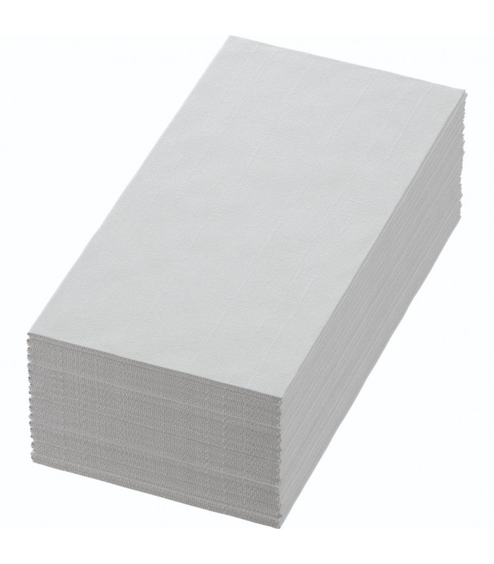 SERVIETTE DUNISOFT 40X40 BLANC PLIAGE EN 8 60 PIECES dans SERVIETTES