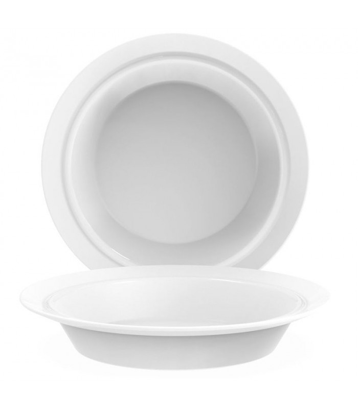 ASSIETTE CREUSE AUTONOMY Ø23CM BLANC SANS FILET ARC dans ARCOROC