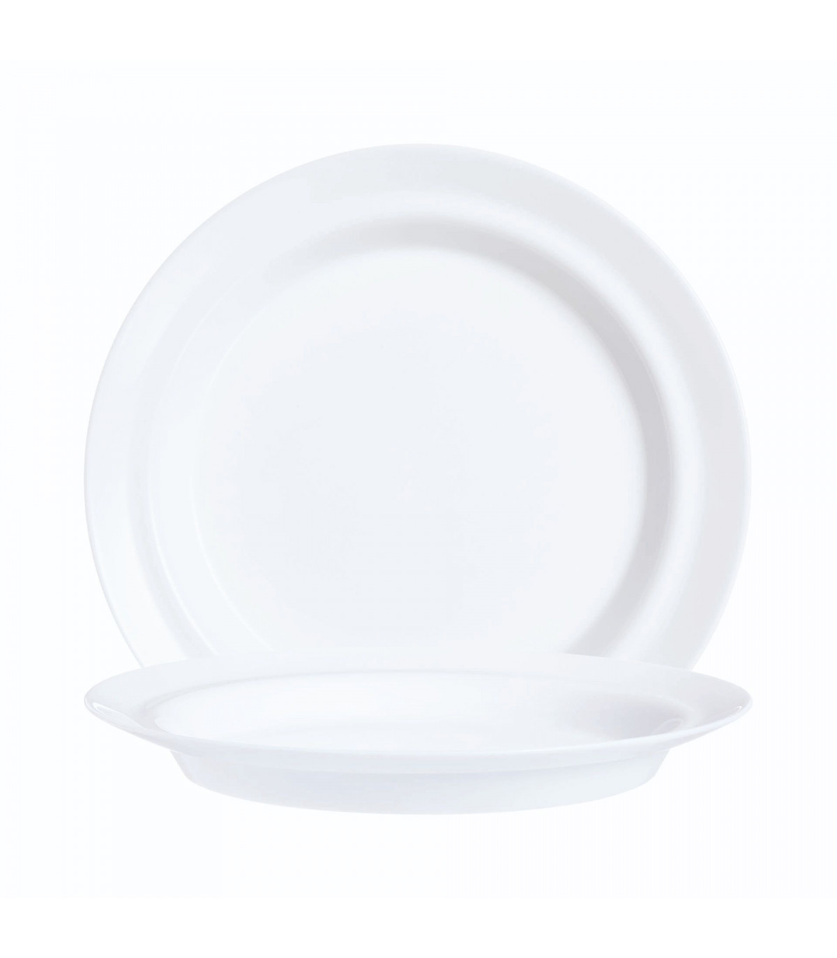 ASSIETTE A DESSERT AUTONOMY Ø19CM BLANC SANS FILET dans ARCOROC