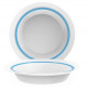 ASSIETTE CREUSE AUTONOMY Ø23CM FILET BLEU ARC