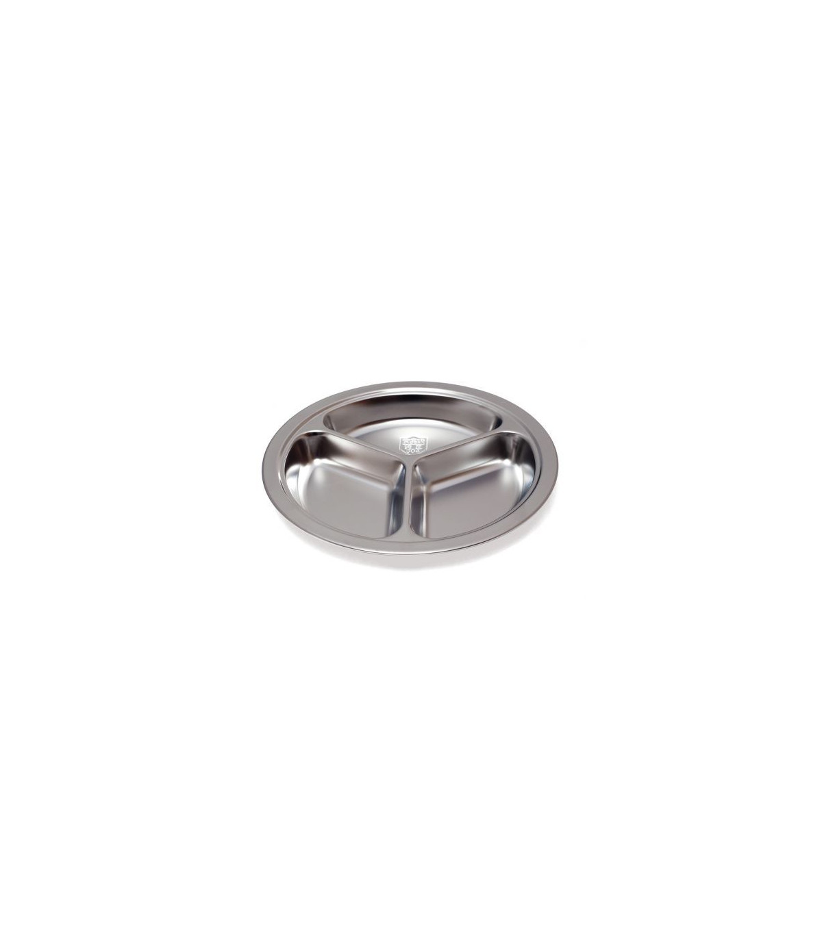 ASSIETTE COMPARTIMENTEE INOX Ø20X3CM dans INOX