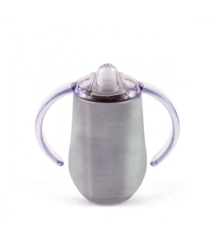 TASSE A ANSES INOX 30CL AVEC COUVERCLE ET BEC FIXE dans INOX