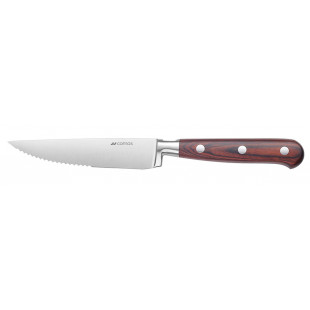 COUTEAU A STEAK LHOTSE PAKKA NOIR CHULETERO 6 PIECES COMAS dans BISTRO