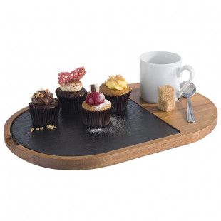 PLANCHE DE SERVICE SET PLANCHE + ARDOISE APS dans BOIS