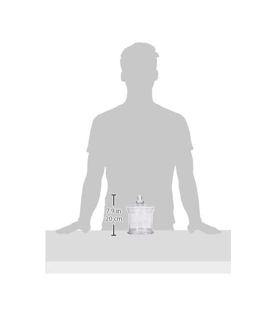 BOCAL BISCUITS VERRE 1LT dans BOCAUX