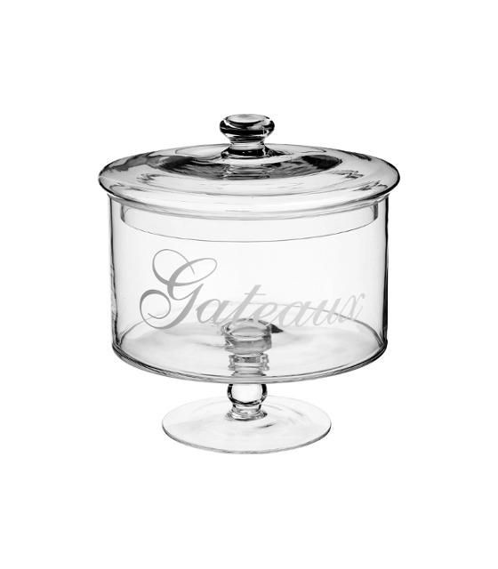 BOCAL PIEDS GATEAUX VERRE 1.8LT CUISIMAT dans BOCAUX