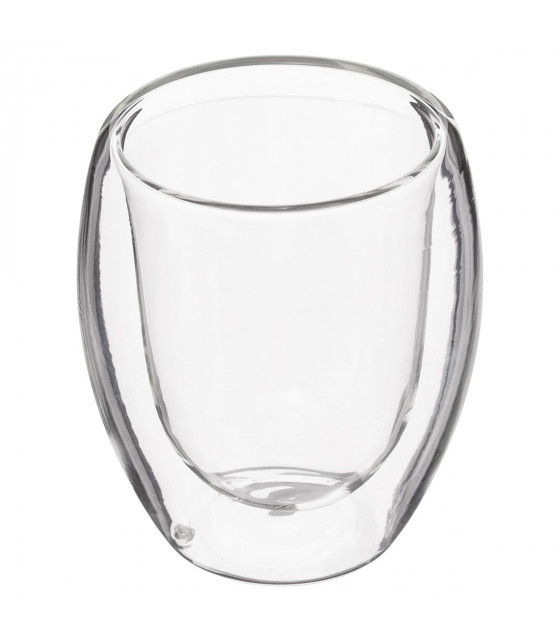 TASSE ESPRESSO DOUBLE PAROI 8CL CUISIMAT dans VERRE