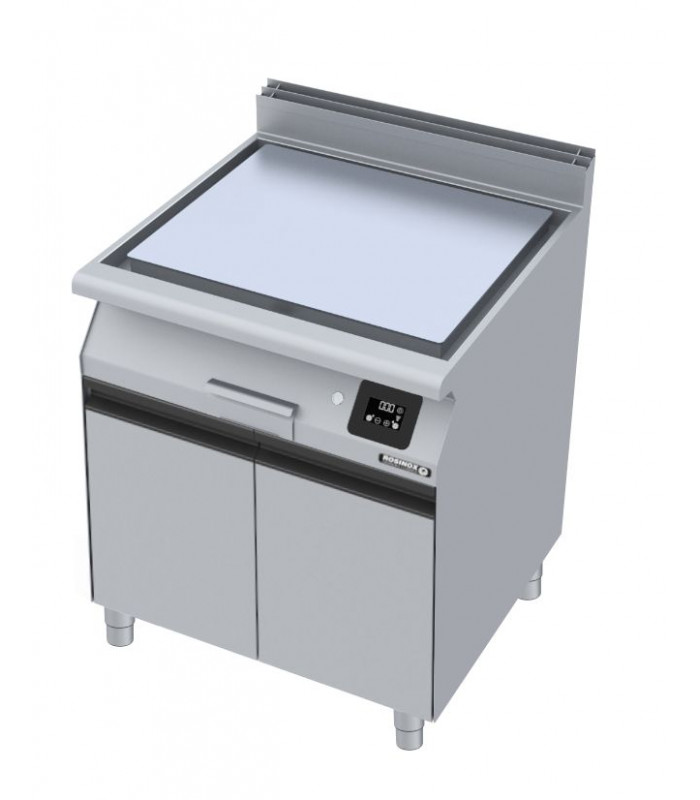 PLAQUE A SNACKER OPTIMA 800 SUR PLACARD FERME ROSINOX dans PLANCHA