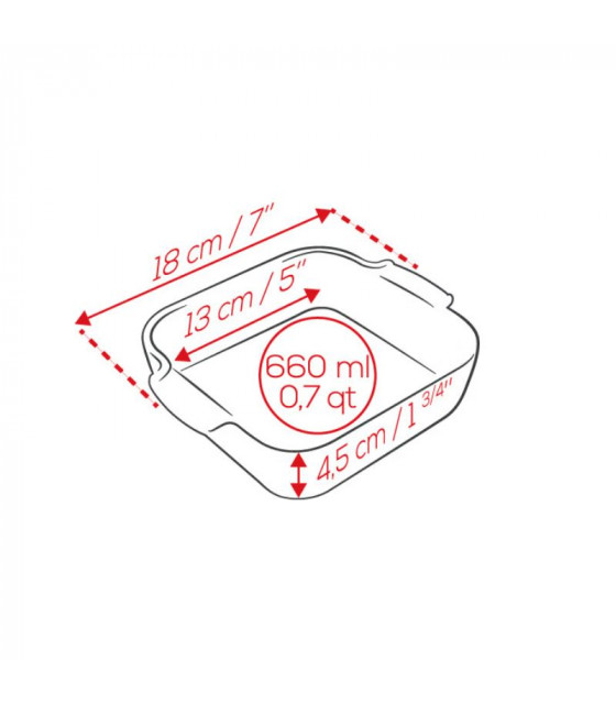 PLAT INDIVIDUEL APPOLIA CARRE NOIR SATIN PEUGEOT dans PEUGEOT