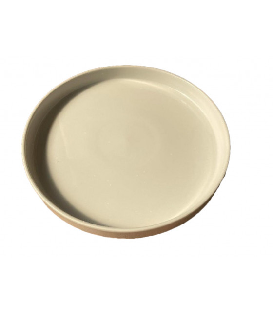 ASSIETTE PORCELAINE BLANCHE Ø28X2.5CM EMPILABLE CUISIMAT dans CUISIMAT