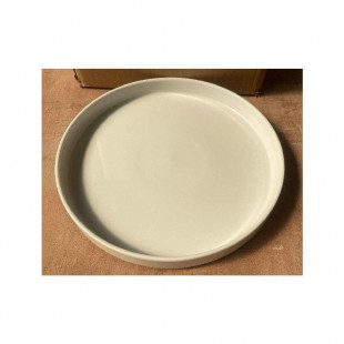 ASSIETTE PORCELAINE BLANCHE Ø20.5X2.5CM EMPILABLE CUISIMAT dans CUISIMAT
