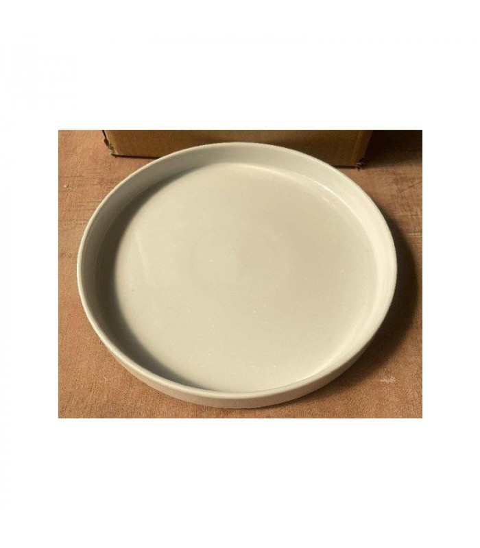 ASSIETTE PORCELAINE BLANCHE Ø20.5X2.5CM EMPILABLE CUISIMAT dans CUISIMAT