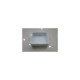 MINIATURE CARREE BASSE 70X70MM BLANC