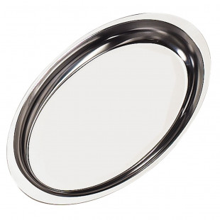 PLAT A GRATIN OVAL 38X23CM UNI AMEFA dans INOX