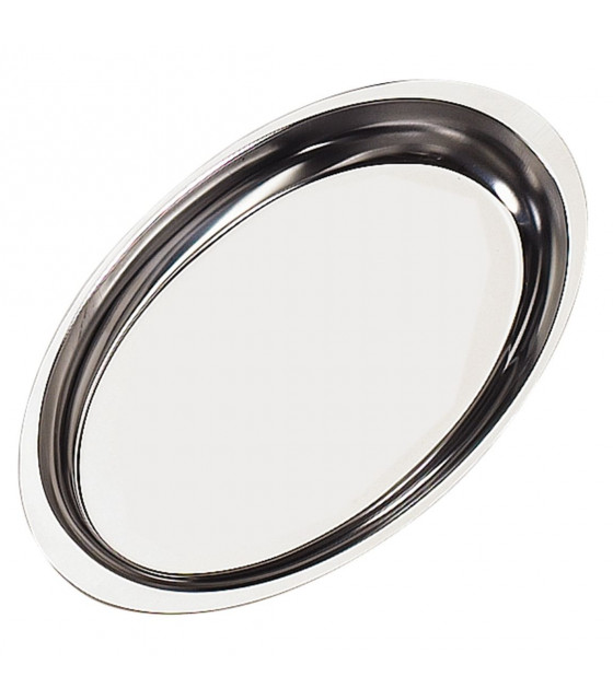 PLAT A GRATIN OVAL 38X23CM UNI AMEFA dans INOX
