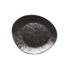 ASSIETTE ORION NOIR/BRUNE 26.8X22.8X3CM MELAMINE ADRIER dans MELAMINE