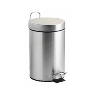POUBELLE 5LT PEDALE INOX dans POUBELLES