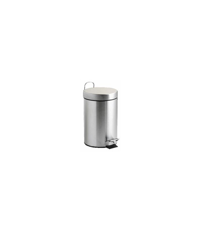 POUBELLE 5LT PEDALE INOX dans POUBELLES