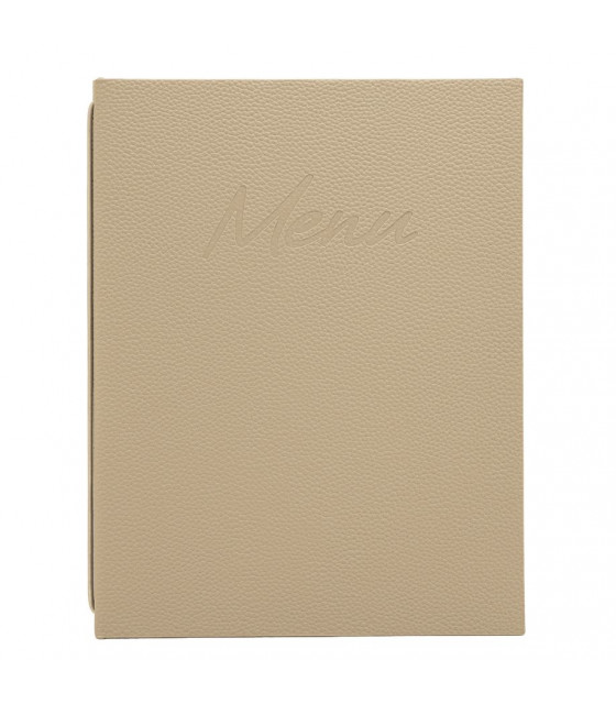 CARTE MENU SIGNATURE A5 COULEUR SABLE SECURIT dans CARTES ET MENUS