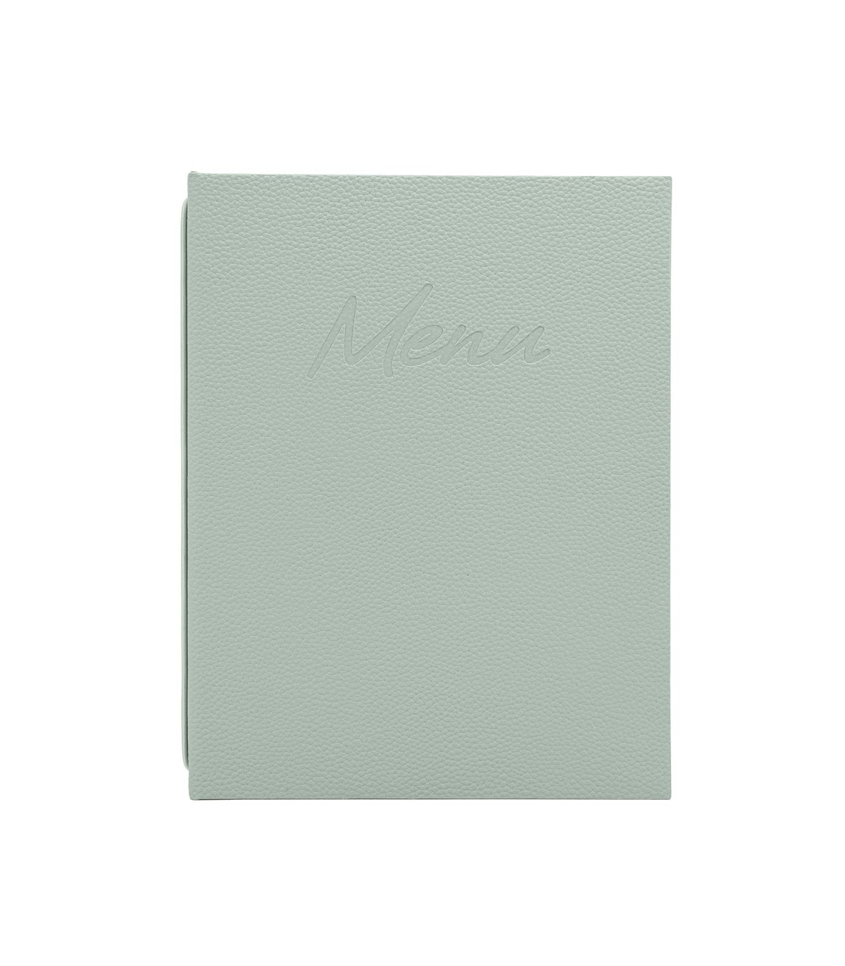CARTE MENU SIGNATURE A5 COULEUR VERT SECURIT dans CARTES ET MENUS