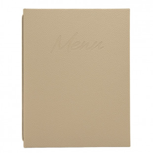 CARTE MENU SIGNATURE A5 COULEUR SABLE SECURIT dans CARTES ET MENUS