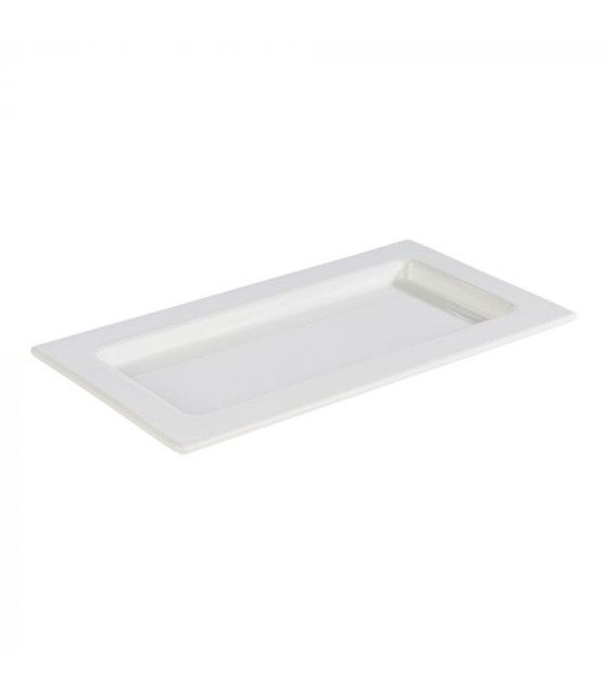 PLATEAU A SERVIR GN1/3 PORCELAINE CUISIMAT dans PRESENTATION DE BUFFET