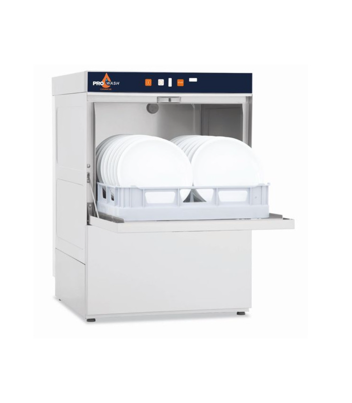 LAVE-VAISSELLE PANIER 50X50 - PRO-WASH 500 - 3 CYCLES - POMPES DETERGENT + RINCAGE + VIDANGE dans LAVE VAISSELLE FRONTAL