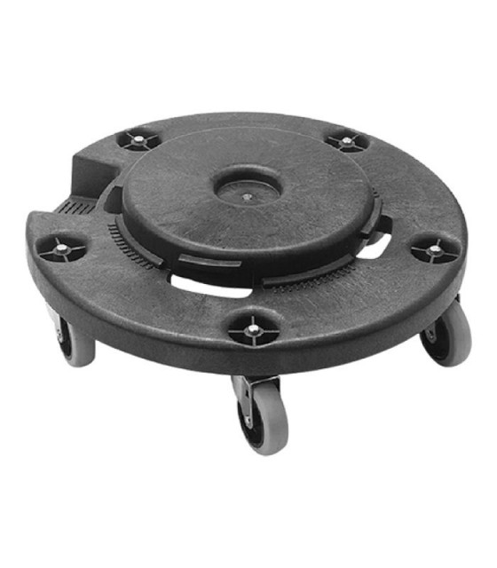 SOCLE A ROULETTES TRUST dans POUBELLES