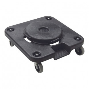 SOCLE A ROULETTES TRUST dans POUBELLES