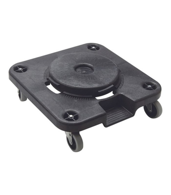 SOCLE A ROULETTES TRUST dans POUBELLES