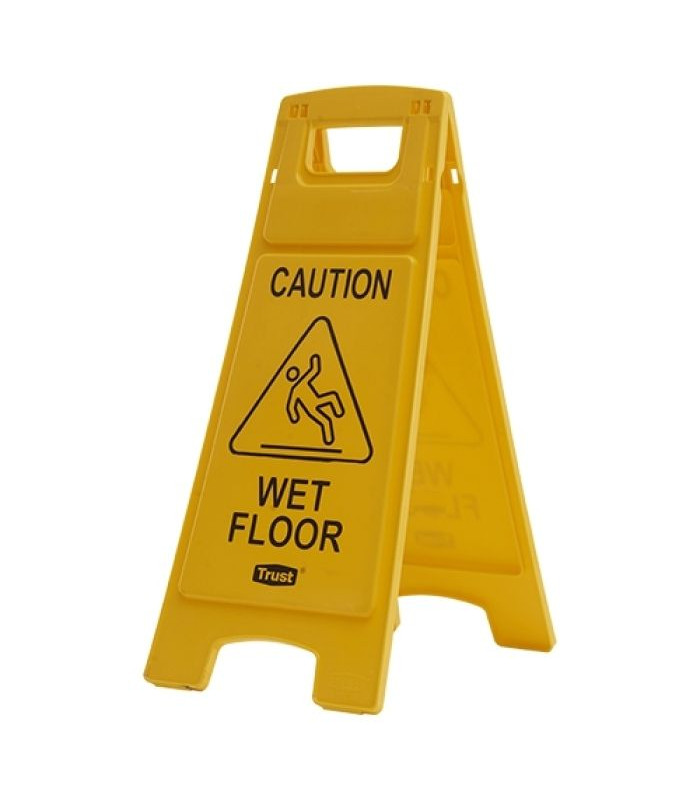 PANNEAU D'AVERTISSEMENT SOL GLISSANT TRUST dans SIGNALISATION