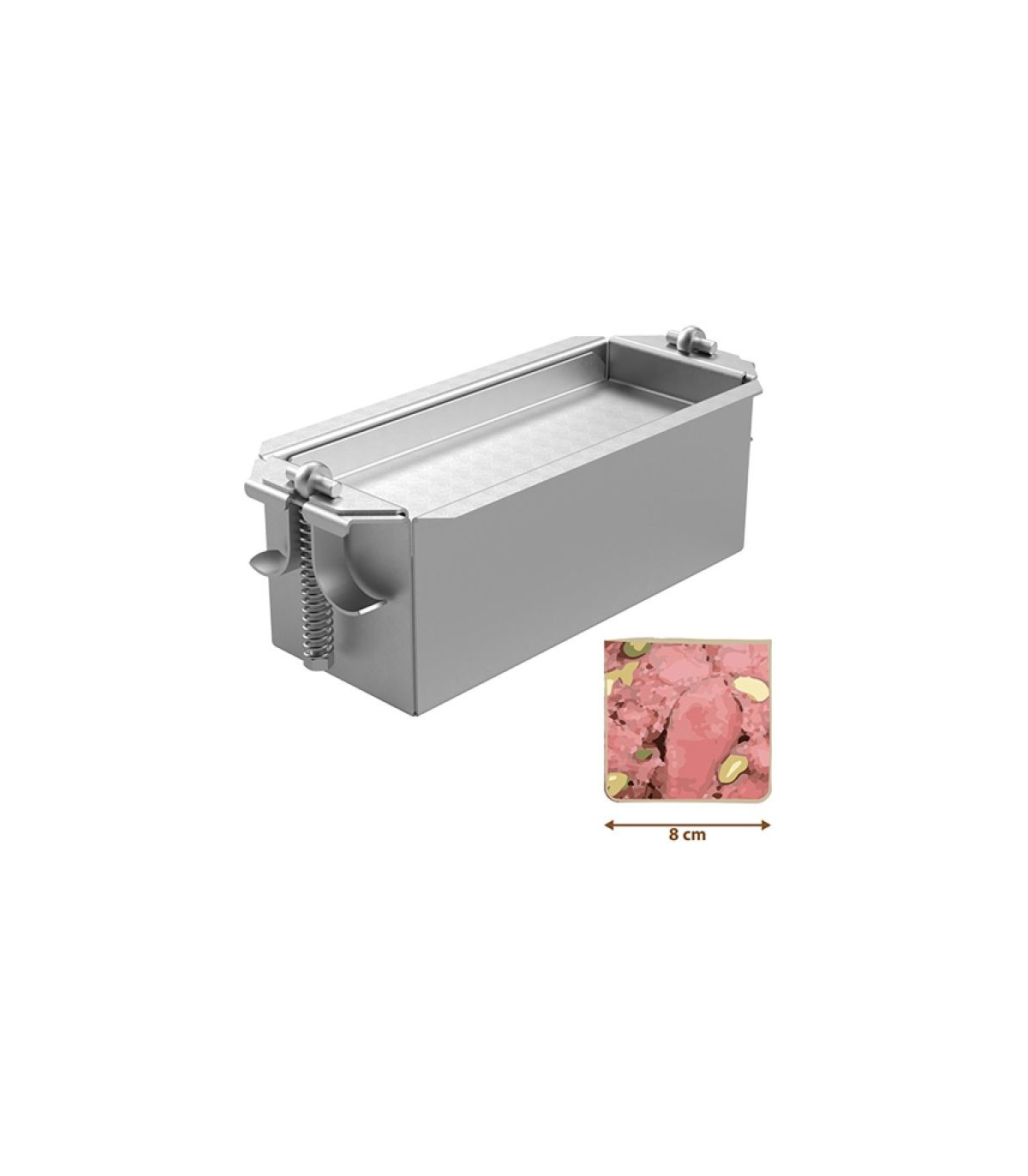 MOULE A PATE 20X8XH8CM ADELMANN dans TERRINES