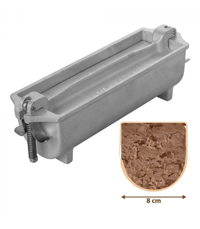 TERRINE EN FONTE D'ALU FORME DEMI-CIRCULAIRE 25X8XH8CM ADELMANN dans TERRINES