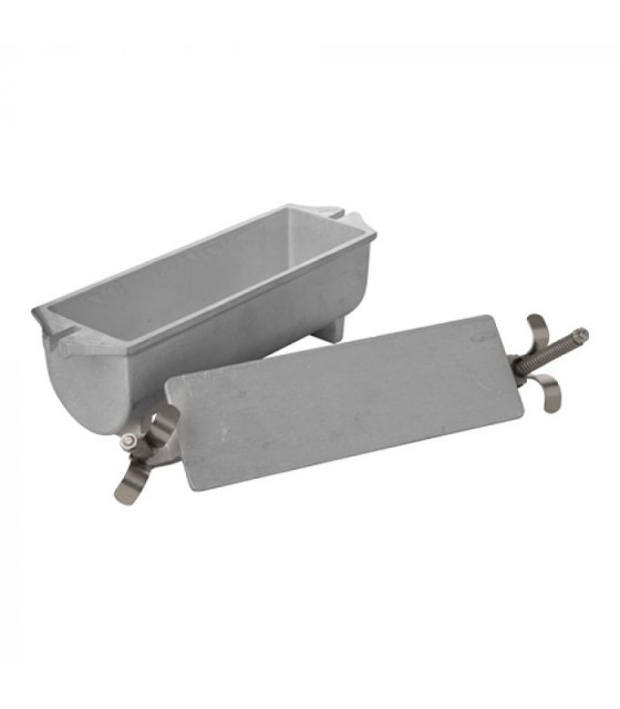 TERRINE EN FONTE D'ALU FORME DEMI-CIRCULAIRE 25X8XH8CM ADELMANN dans TERRINES