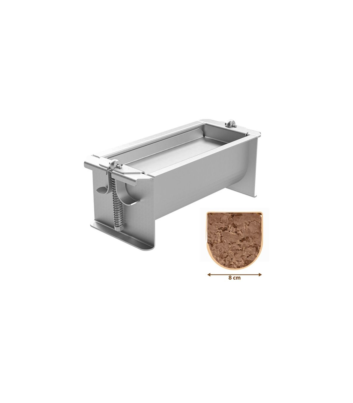 MOULE A PATE 20X8XH8CM ADELMANN dans TERRINES