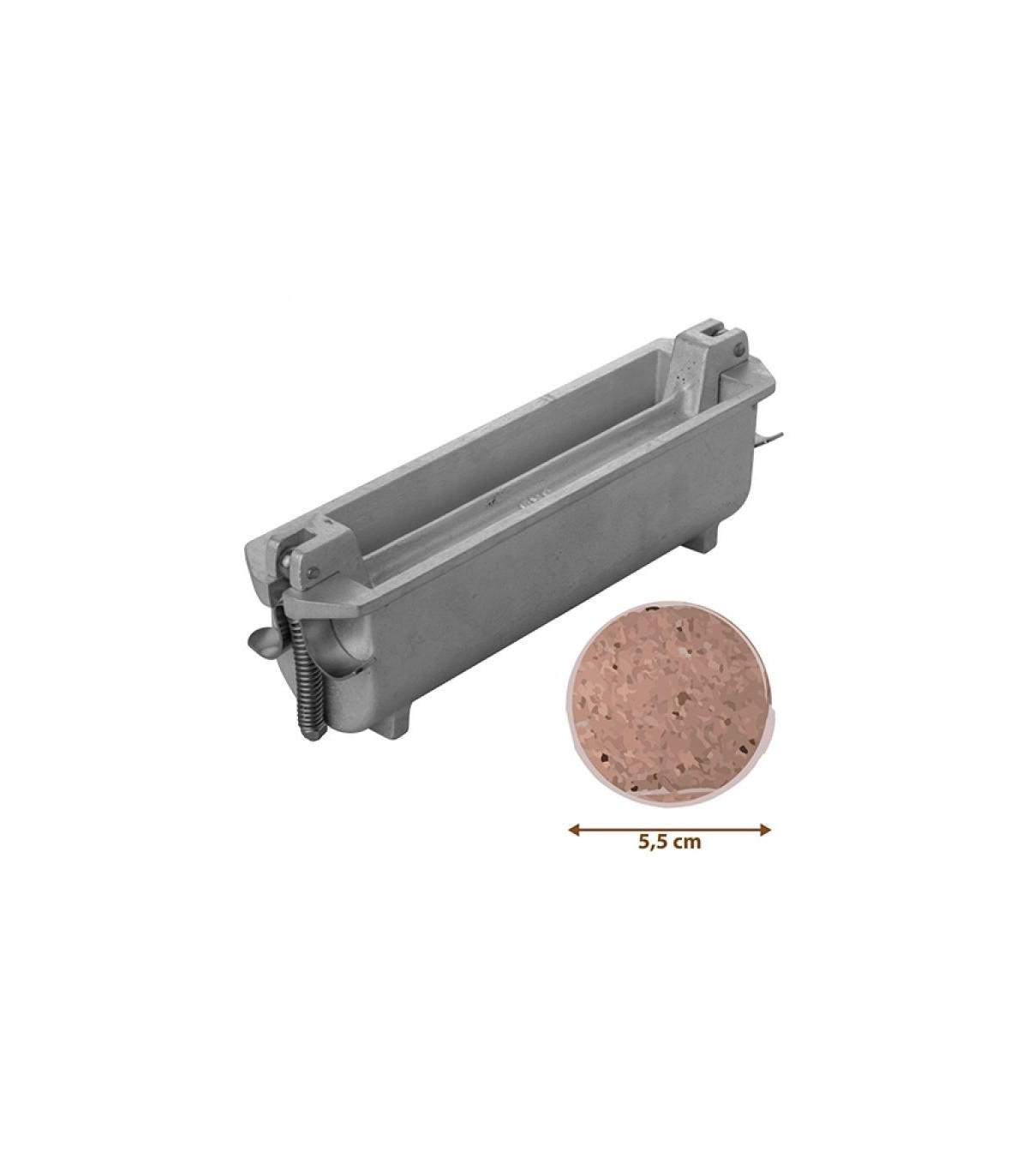 MOULE A PATE Ø5.5CM L24CM ADELMANN dans TERRINES