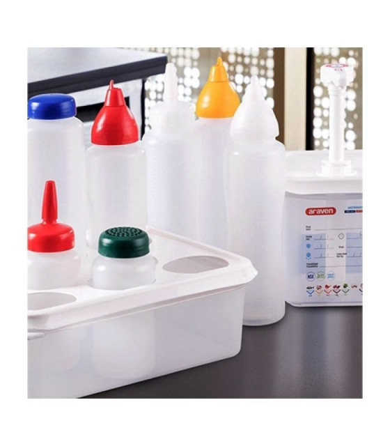 ORGANISATEUR POUR FLACON SOUPLE 3 EMPLACEMENTS ARAVEN dans FLACONS DOSEURS