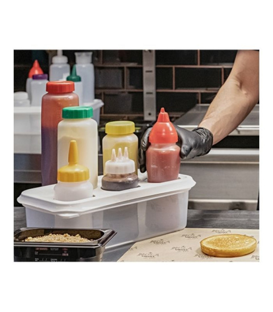 ORGANISATEUR POUR FLACON SOUPLE 5 EMPLACEMENTS ARAVEN dans FLACONS DOSEURS