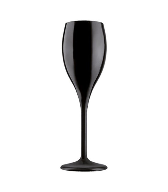 FLUTE A CHAMPAGNE 15CL NOIRE WAF dans SAN