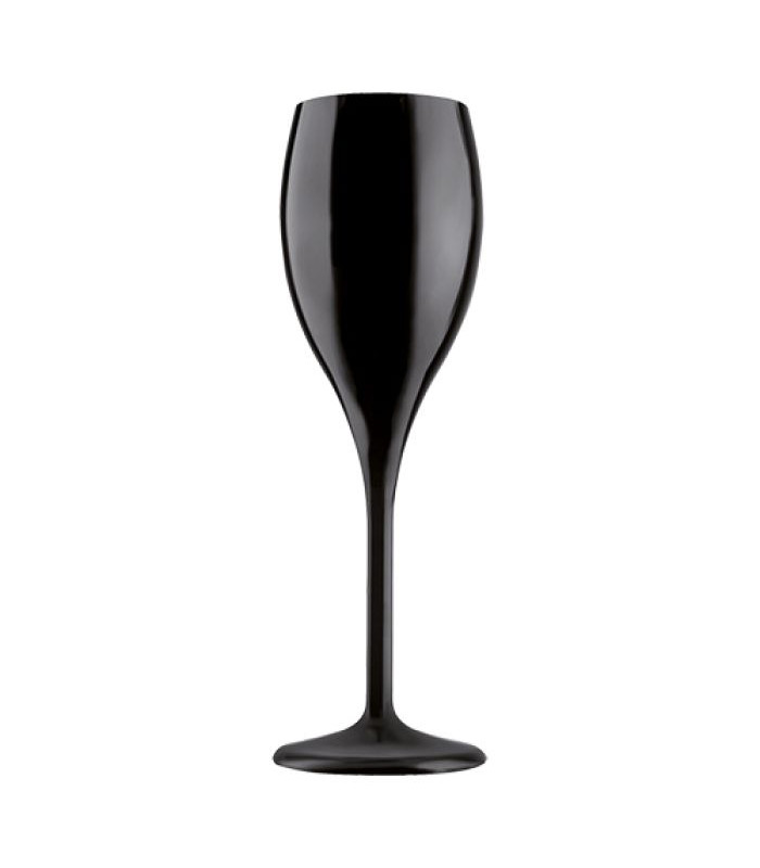 FLUTE A CHAMPAGNE 15CL NOIRE WAF dans SAN