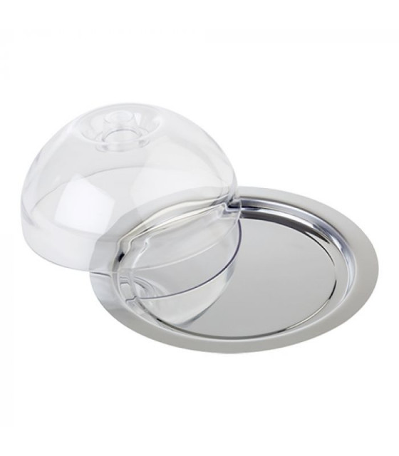 PLATEAU A SERVIR AVEC CLOCHE Ø22CM dans ARTICLES DE PRESENTATION