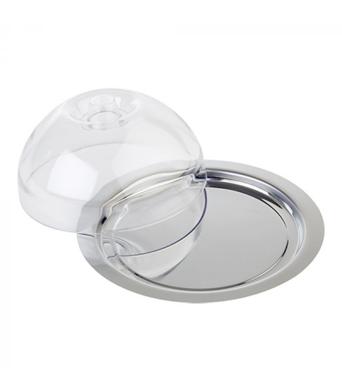 PLATEAU A SERVIR AVEC CLOCHE Ø22CM dans ARTICLES DE PRESENTATION