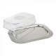 PLATEAU A SERVIR AVEC CLOCHE 42X31CM